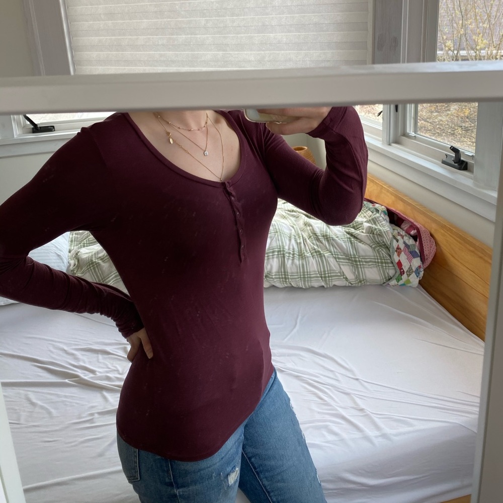 Maroon long sleeve